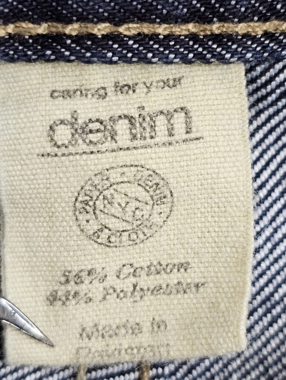 VTG Y2K Paper Denim & Cloth Boys' Jeans, Sz 10 - Picture 8 of 9